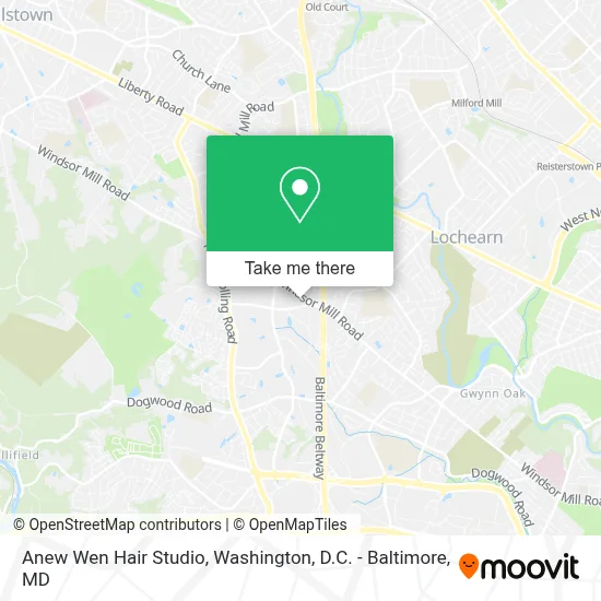 Anew Wen Hair Studio map