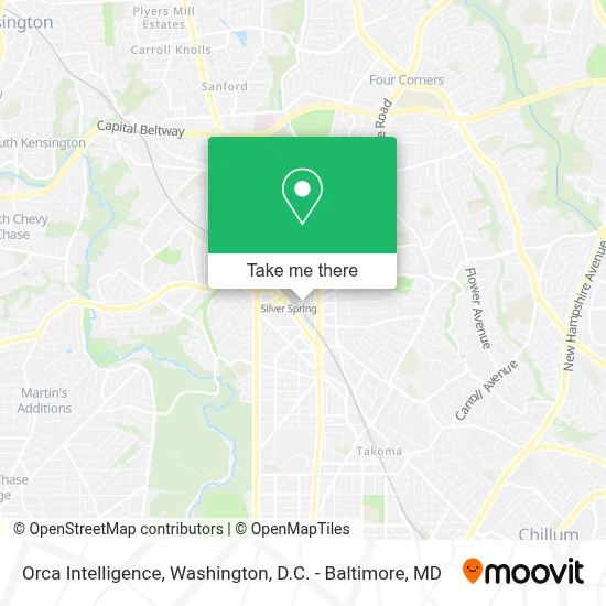 Orca Intelligence map