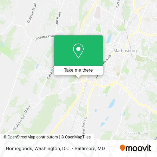 Homegoods map