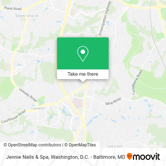 Jennie Nails & Spa map