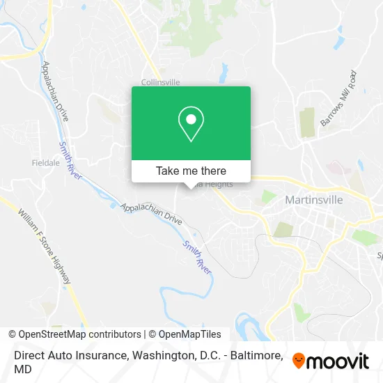 Direct Auto Insurance map