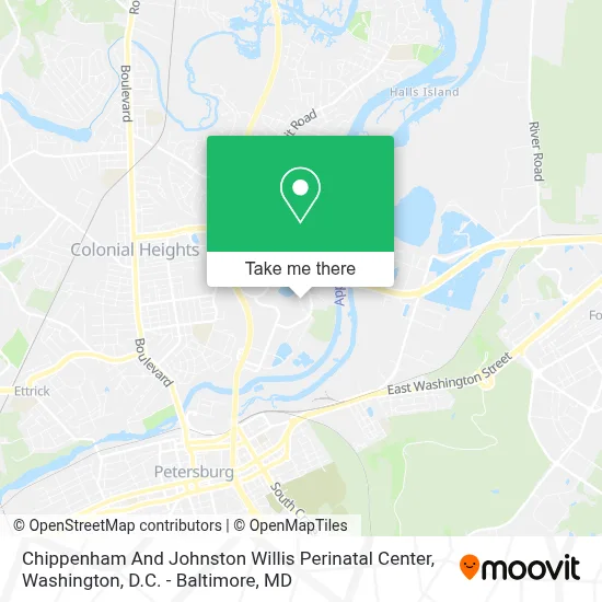 Chippenham And Johnston Willis Perinatal Center map