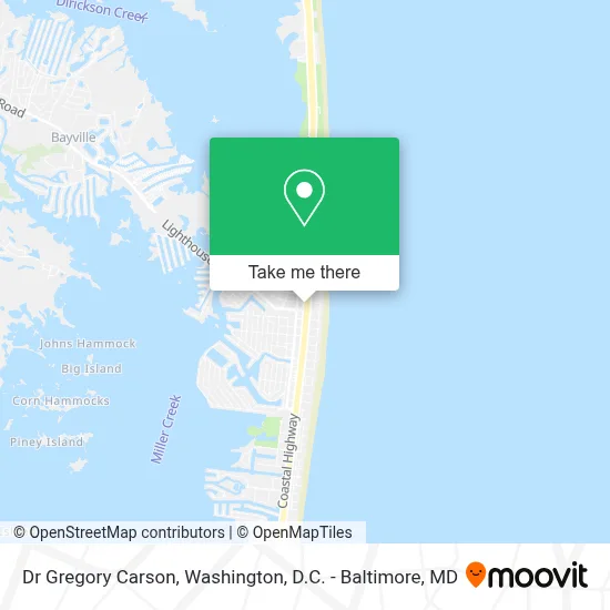 Dr Gregory Carson map