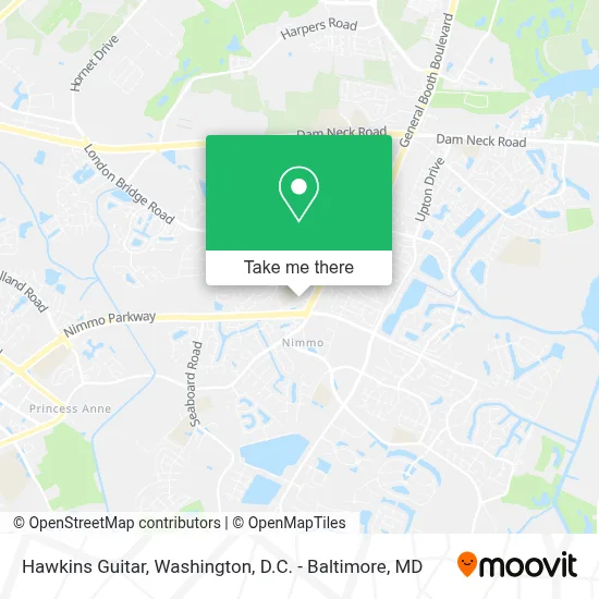 Hawkins Guitar map