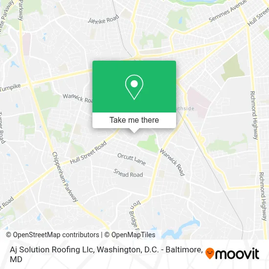Aj Solution Roofing Llc map