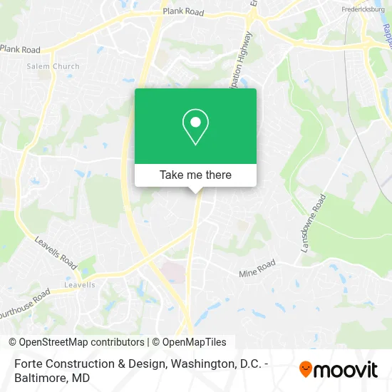 Forte Construction & Design map