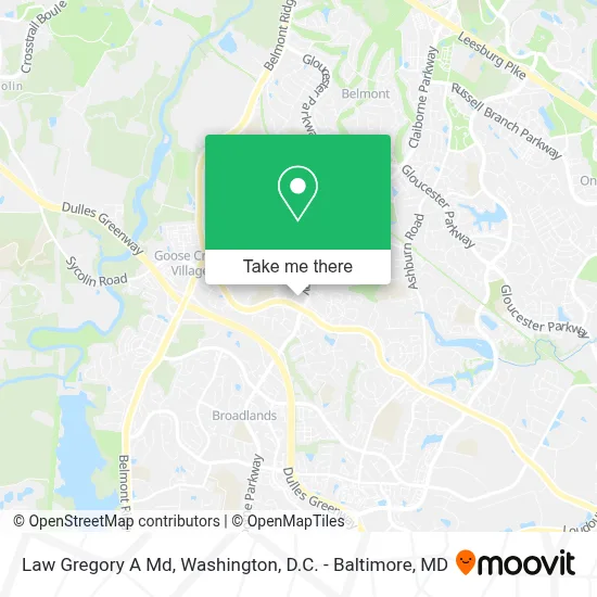 Law Gregory A Md map