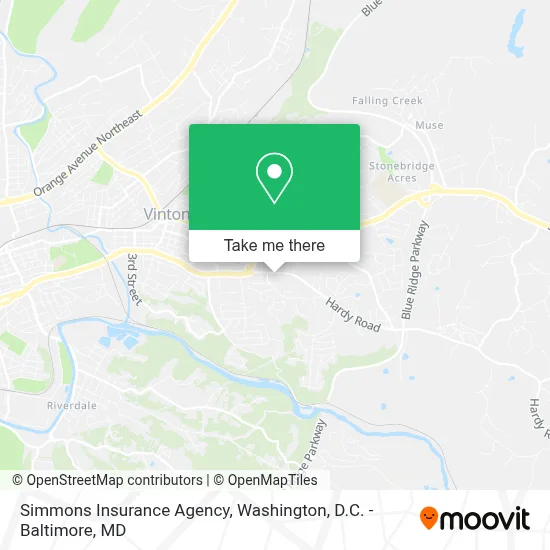 Simmons Insurance Agency map