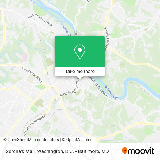 Serena's Mall map
