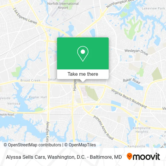 Alyssa Sells Cars map