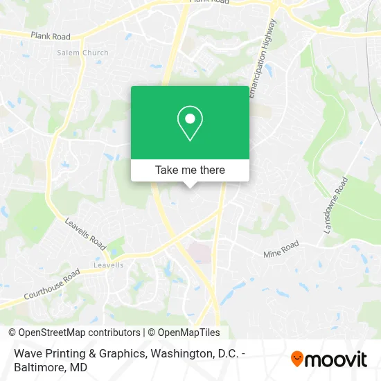 Wave Printing & Graphics map