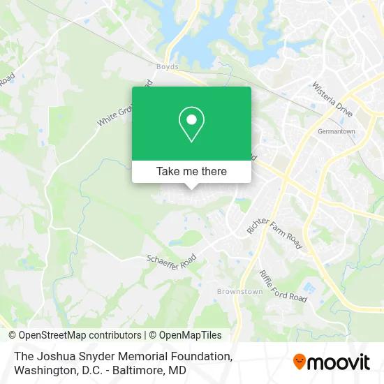 The Joshua Snyder Memorial Foundation map