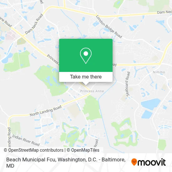 Beach Municipal Fcu map