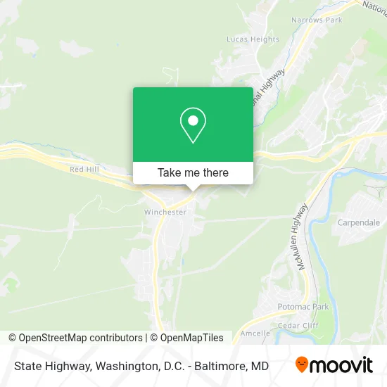 State Highway map