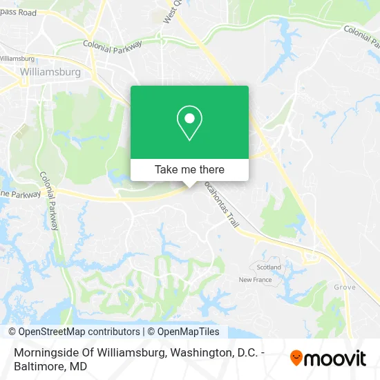 Morningside Of Williamsburg map