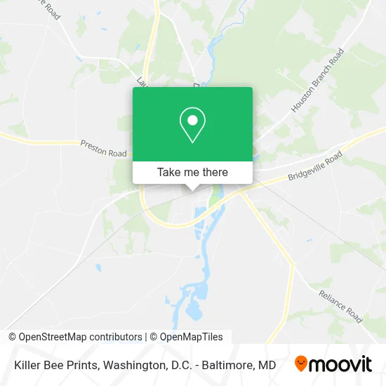 Killer Bee Prints map