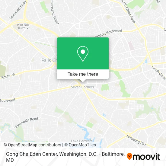 Gong Cha Eden Center map