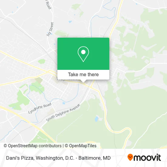 Dani's Pizza map