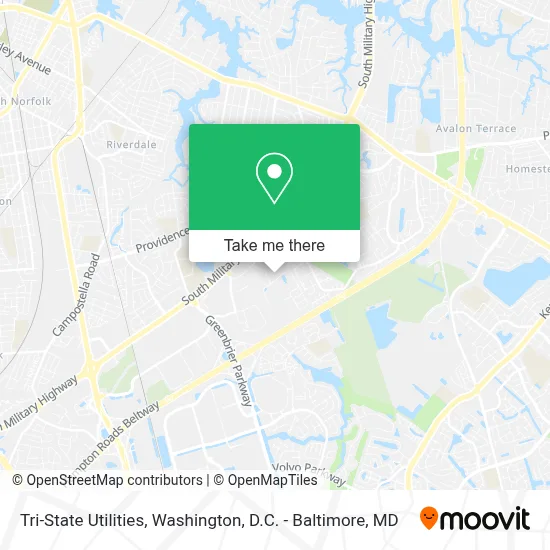 Tri-State Utilities map