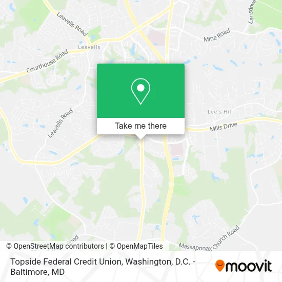 Topside Federal Credit Union map