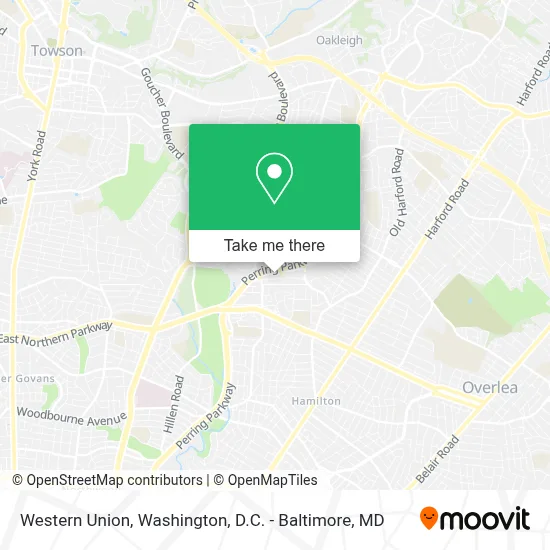 Western Union map