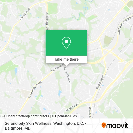 Serendipity Skin Wellness map