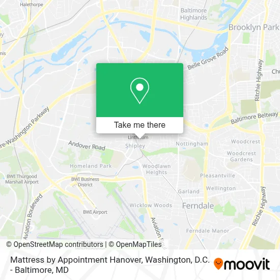 Mattress by Appointment Hanover map
