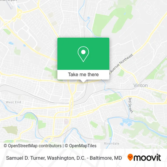 Samuel D. Turner map