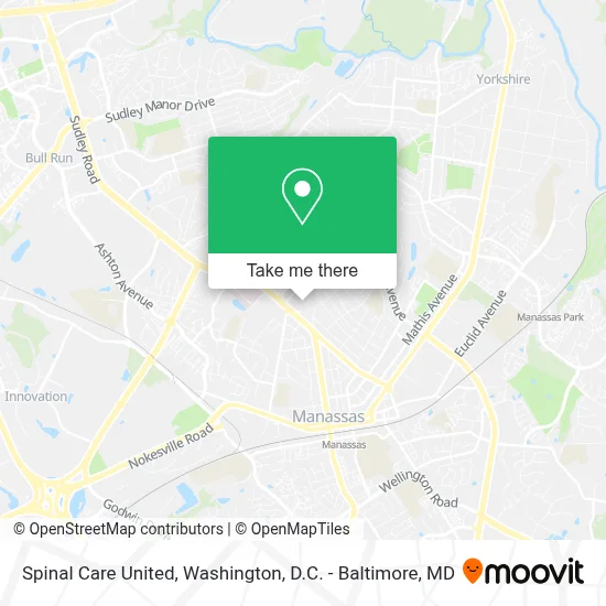 Spinal Care United map