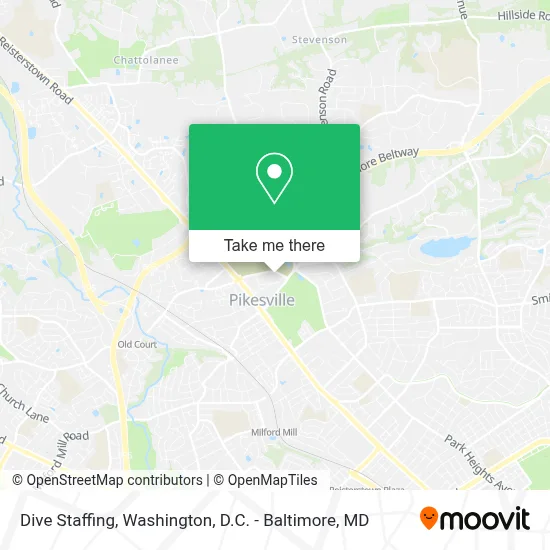 Dive Staffing map