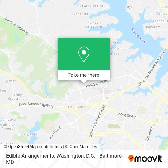 Edible Arrangements map