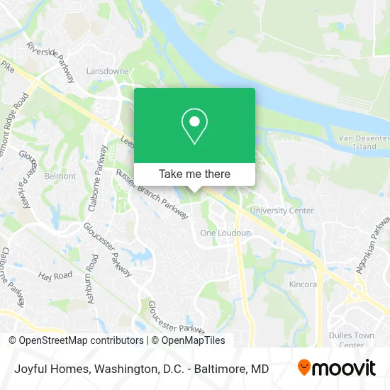 Joyful Homes map