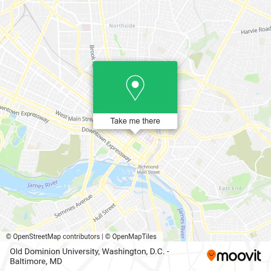 Old Dominion University map