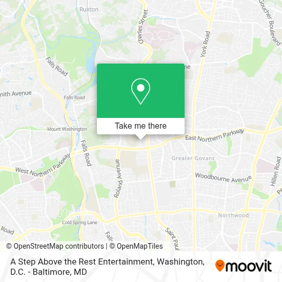 A Step Above the Rest Entertainment map