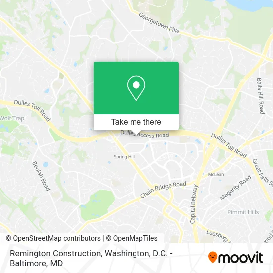 Remington Construction map