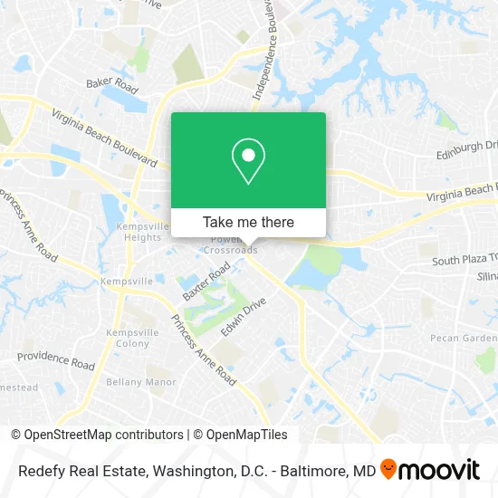 Redefy Real Estate map