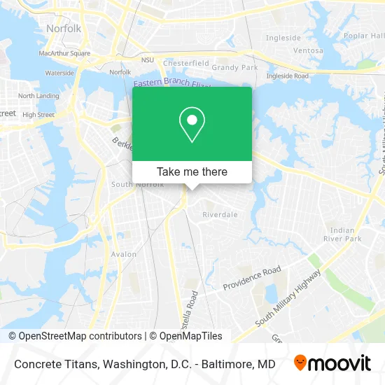 Concrete Titans map
