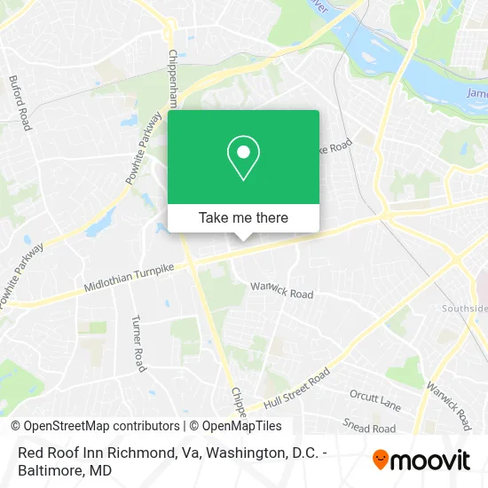 Red Roof Inn Richmond, Va map