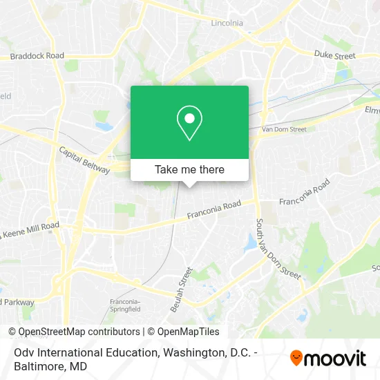Odv International Education map