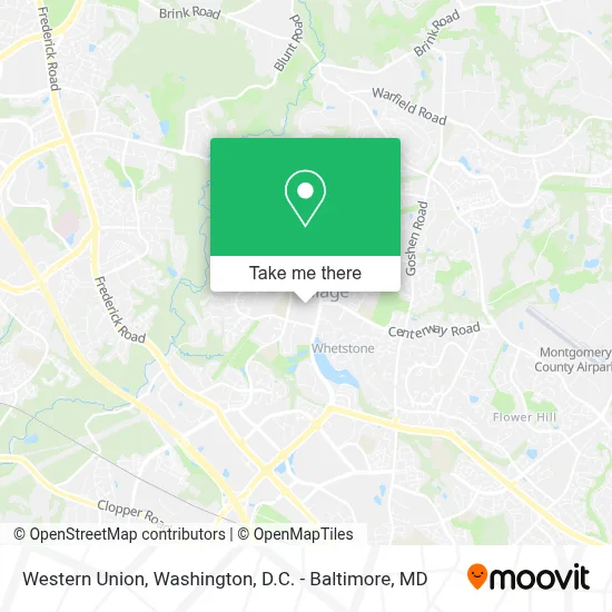 Western Union map
