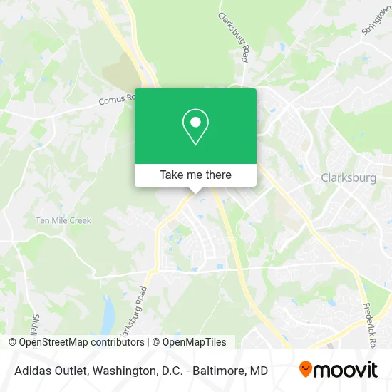 Adidas Outlet map