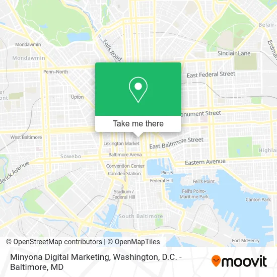 Minyona Digital Marketing map