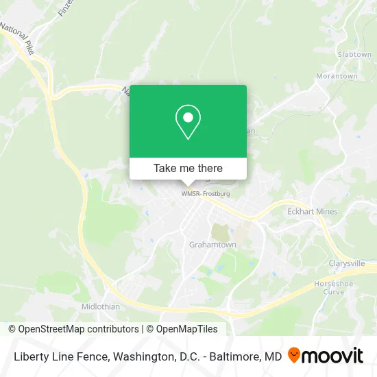 Liberty Line Fence map