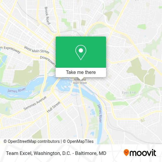 Team Excel map