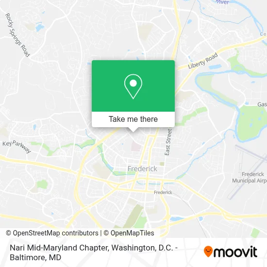 Nari Mid-Maryland Chapter map