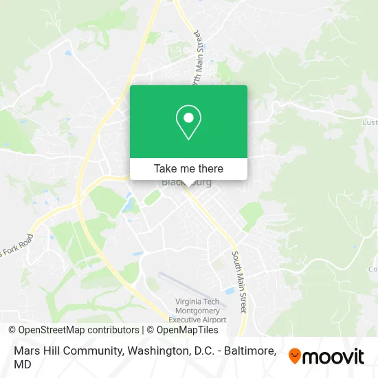 Mars Hill Community map