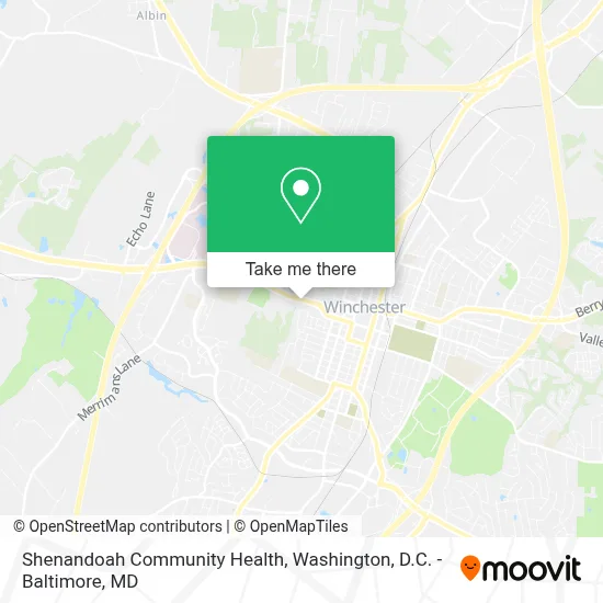Shenandoah Community Health map