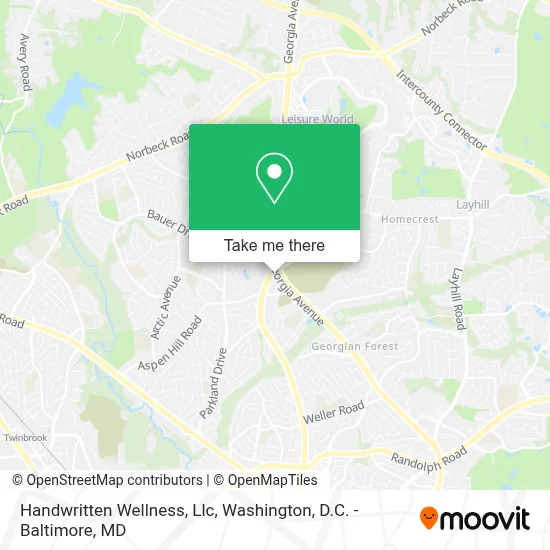 Handwritten Wellness, Llc map