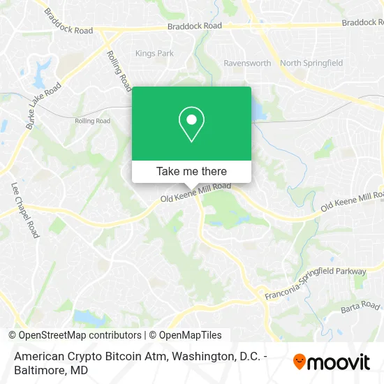 American Crypto Bitcoin Atm map