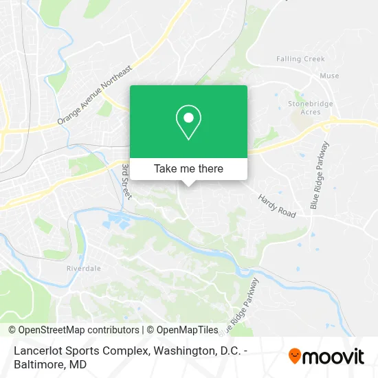 Lancerlot Sports Complex map